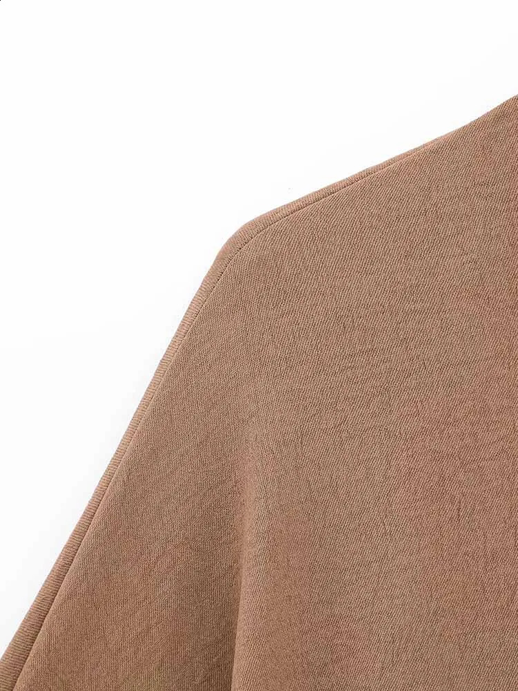 Spring womens clothing European and American style safari style drape long sleeve lapel shirt high waist pants suit 250324