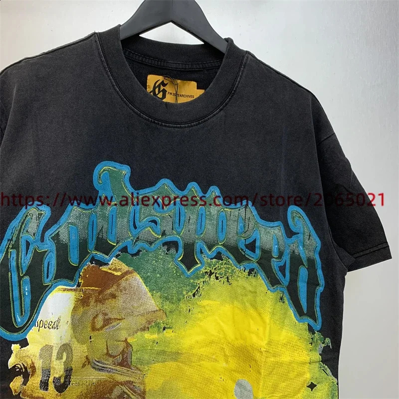God Speed Round Neck Short Sleeve Godspeed Tshirt Streetwear Mens Clothing 250324