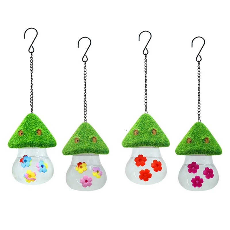 Outdoor garden hanging hummingbird water dispenser ant bee windproof buzzer backyard bird 250320