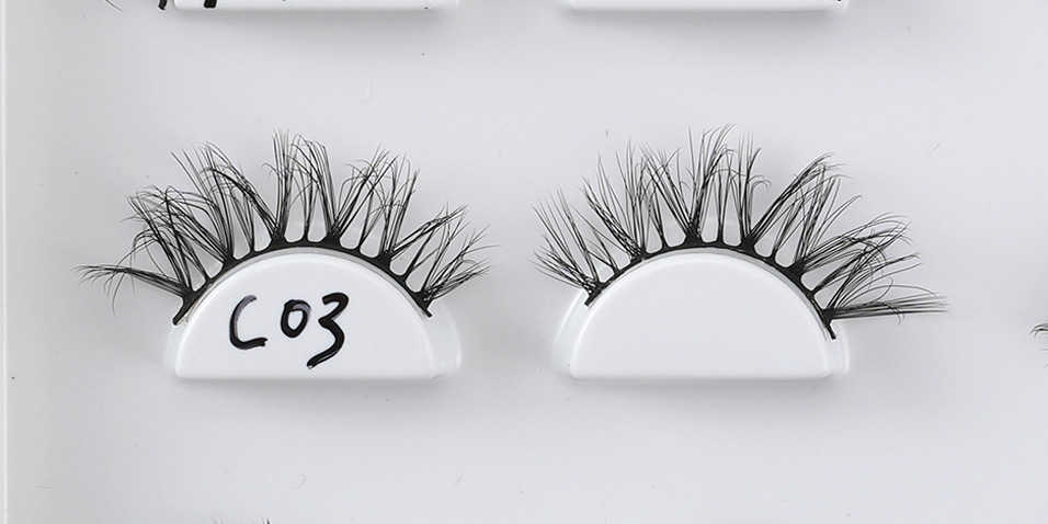 Thick stage makeup fake eyelashes natural hard stem simulation handmade womens long bridal makeup performance eyelashes W250324