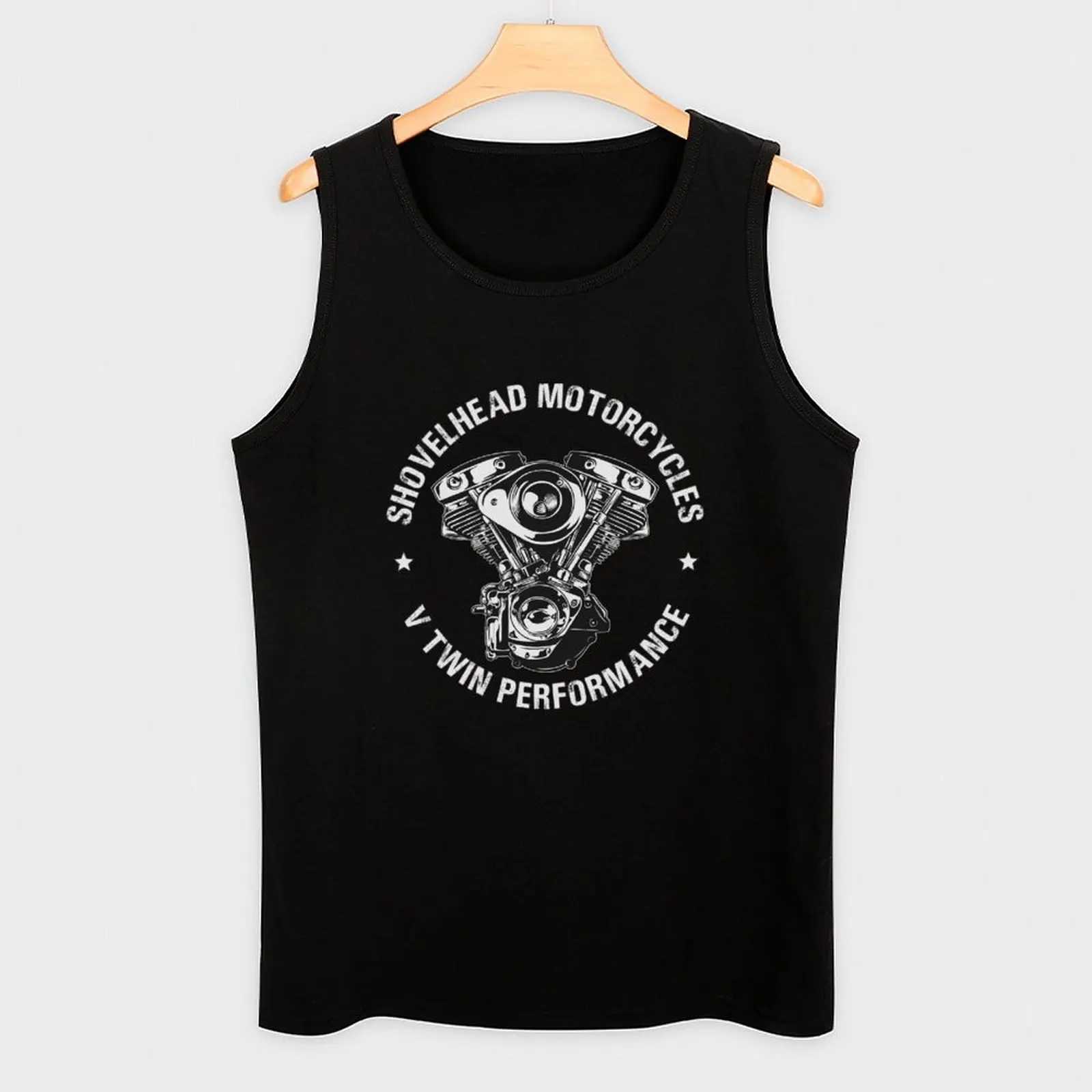 Shovel motorcycle vest sleeveless vest sleeveless t-shirt mens gym sportswear X250324