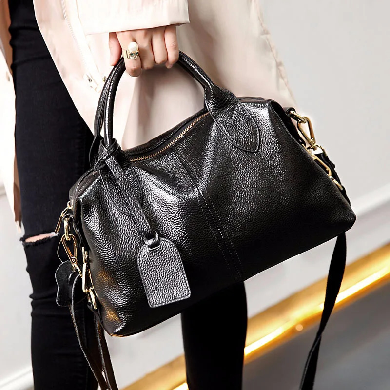 2025 European And American Fashion Handheld Women Bag Multi Functional Portable Boston Shoulder Crossbody Bag For Women 250318