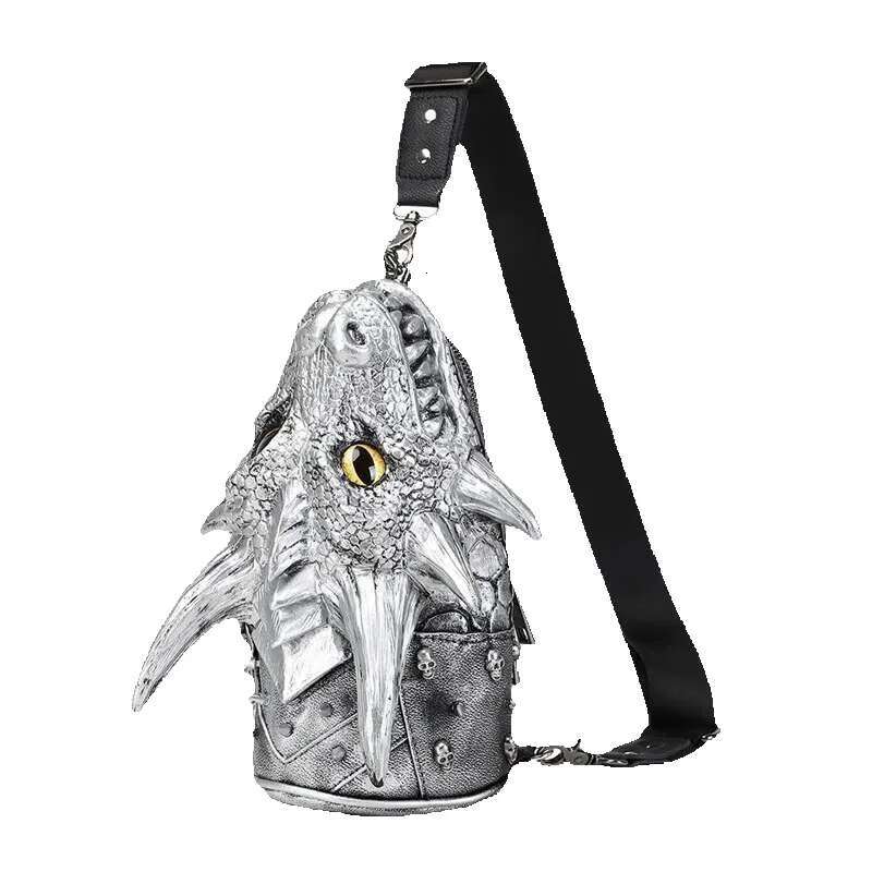 2025 Trend 3D Dragon Head Crossbody For Women Vintage Casual Bag Fashion Shoulder Bags Ladies Handbags Purse