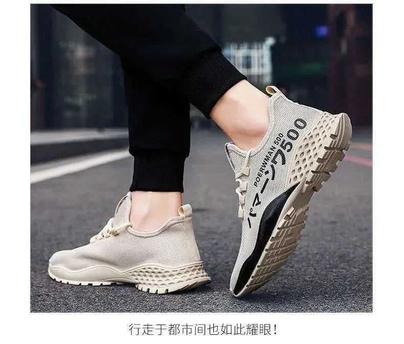 Mens Shoes Spring 2025 New Trend Shoes Mens Shoes Casual Sports Running Net Breathable and Casual Spring Trend ShoesXJ250324