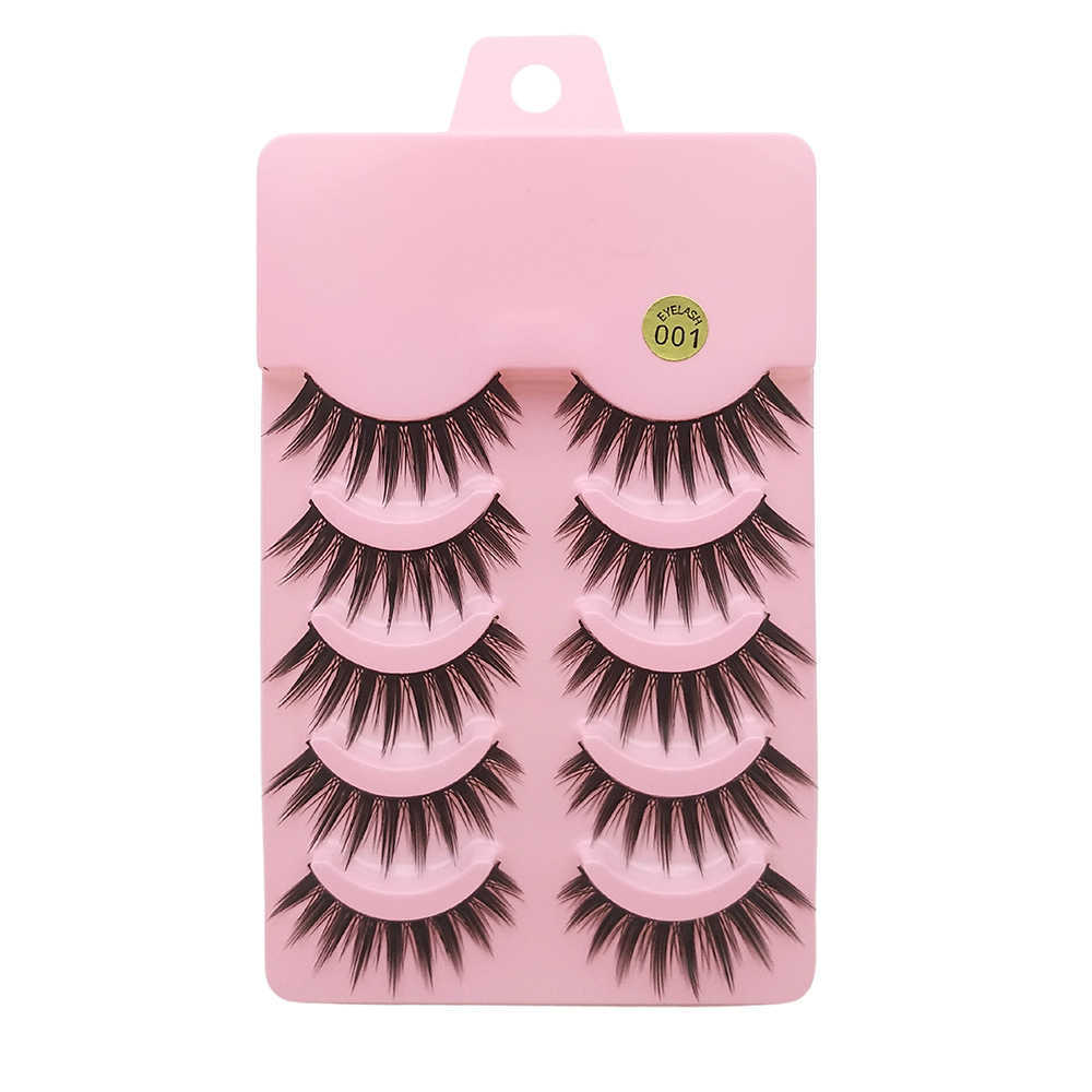 Comic Eye COS Thick Devil False Eyelash Fairy Hairy Girl Natural Simulation Thick Curly Hard Stem Eyelash W250324