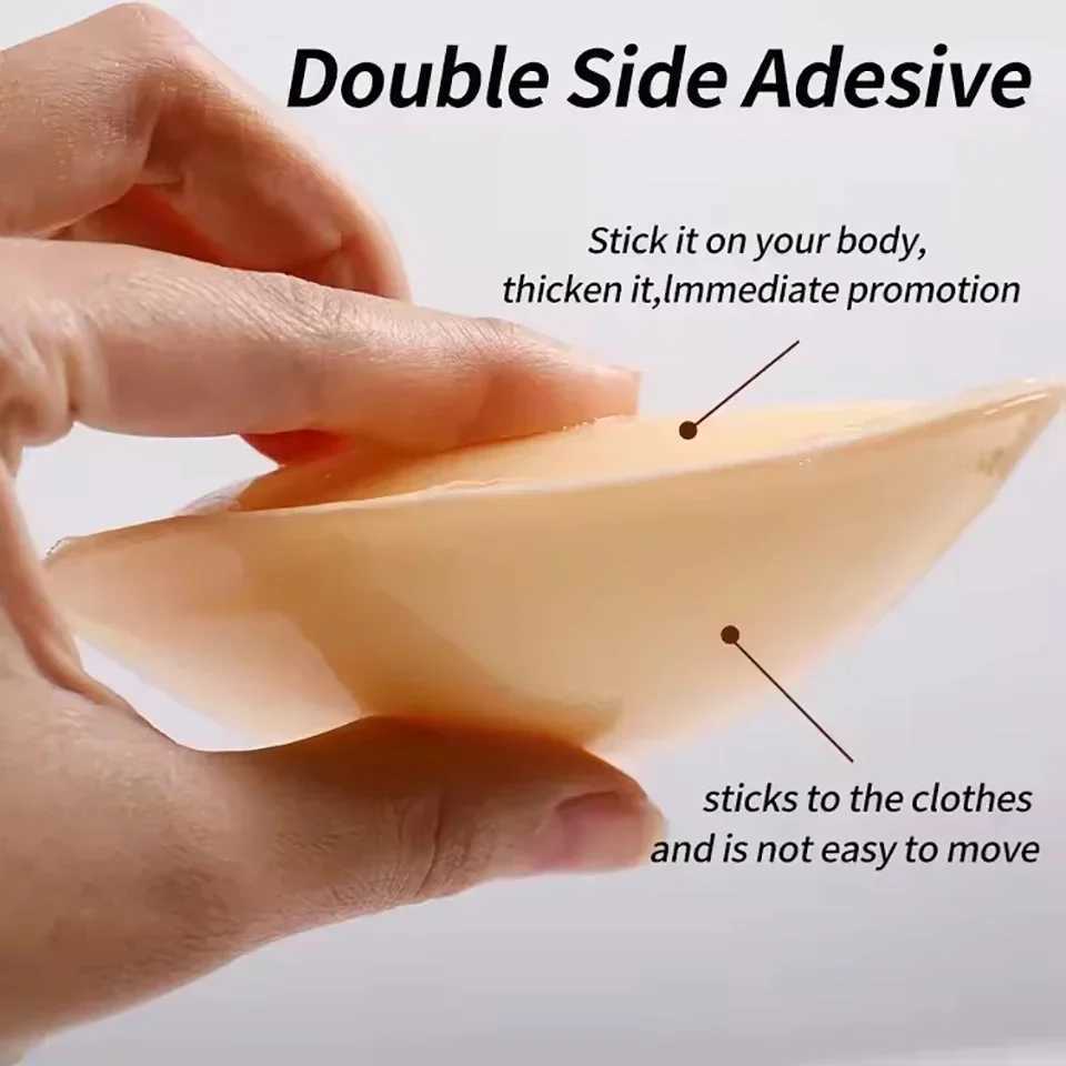 Womens Triangle Nipple Cover Stickers Boost Insertions Bra Lift Up Bra Pad Adhesive Cup Chest Patch Invisible Bra Bikini PadXJ250324