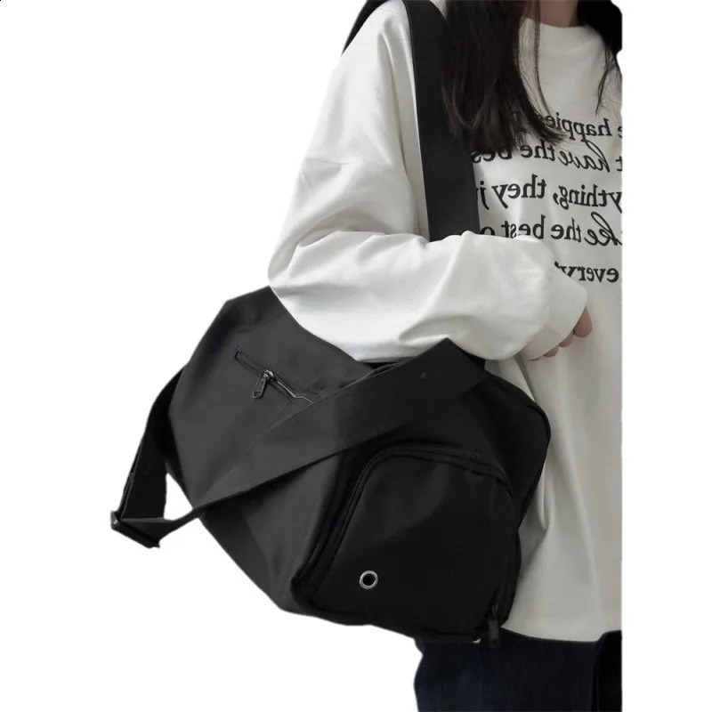 Large Crossbody Travel Tote Bags for Women 2024 Canvas Shoulder Messenger Bag Sports Yoga Satchels Fashion Woman Handbag 250327