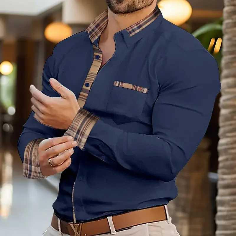 Mens shirt button down casual shirt pink long sleeved colorful folding daily resort clothing fashionable casual comfortable X250324