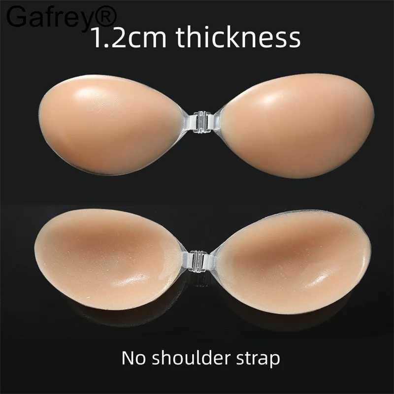 Thick chest sticker 5cm thick invisible bra flat chest display big chest bride self-adhesive invisible silicone stickerXJ250324