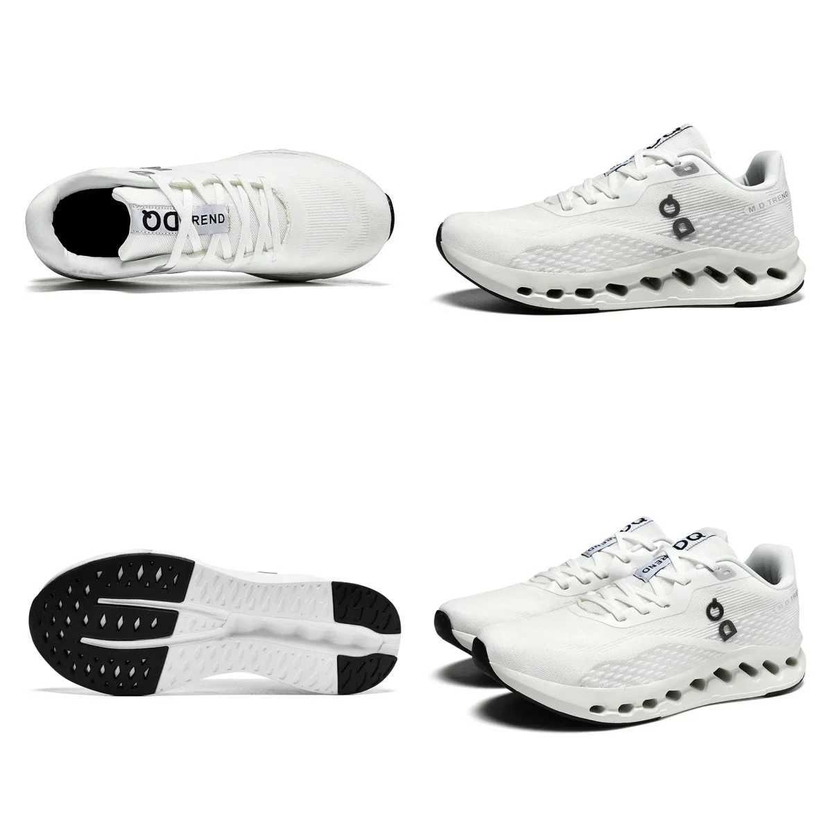 Male Cushioning Sneakers NonSlip Casual Sports Shoes Lightweight Mens Walking Running Shoes Hhollow Design Outsole Large SizeC250410