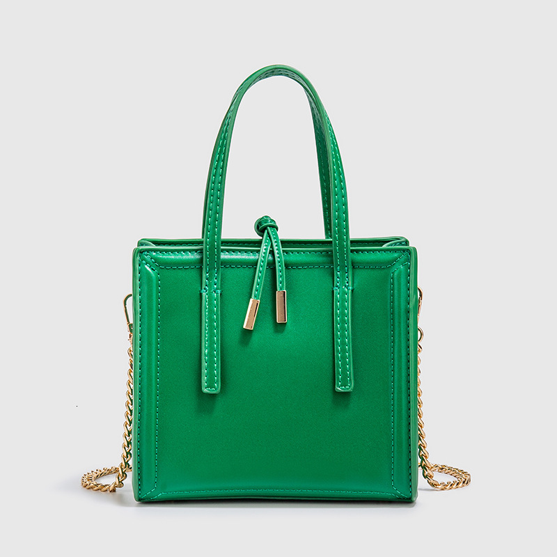 Home New Product Mini Fashion Urban Niche Handheld Single Shoulder Crossbody Versatile Green Chain Wing Bag