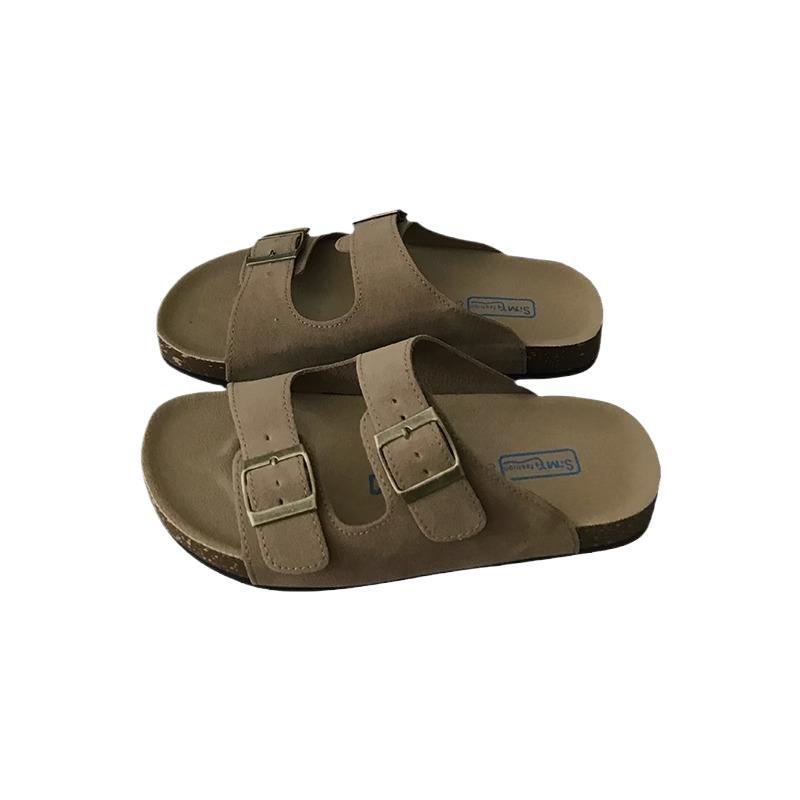 2025 hot new free shipping designer slippers for womens flat slippers khaki black beige Summer new beach PU flat sandals