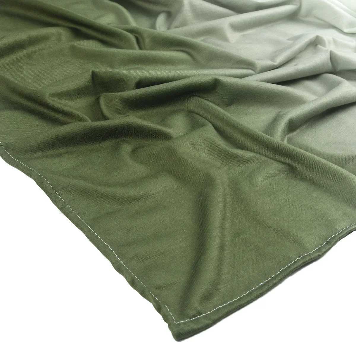 Latest gradient pattern Jersey headscarf scarf Muslim headscarf shawl womens casual long bag Fem Turban Islam b85 * 70cm X250324