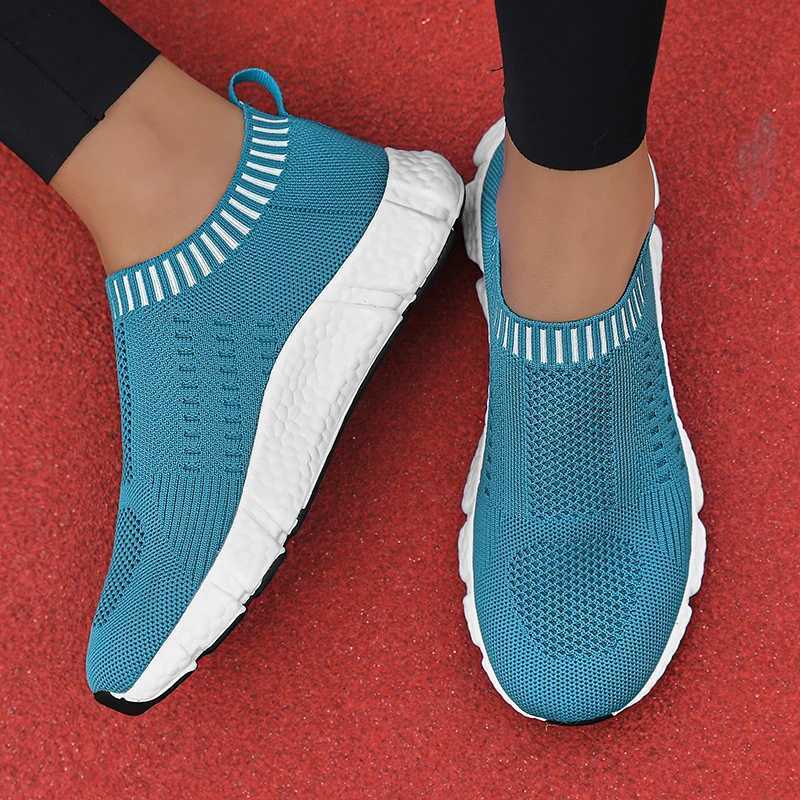 Womens e-type mesh shoes with multi-color design can be customized for breathable comfortable lightweight and casual walking shoesXJ250324