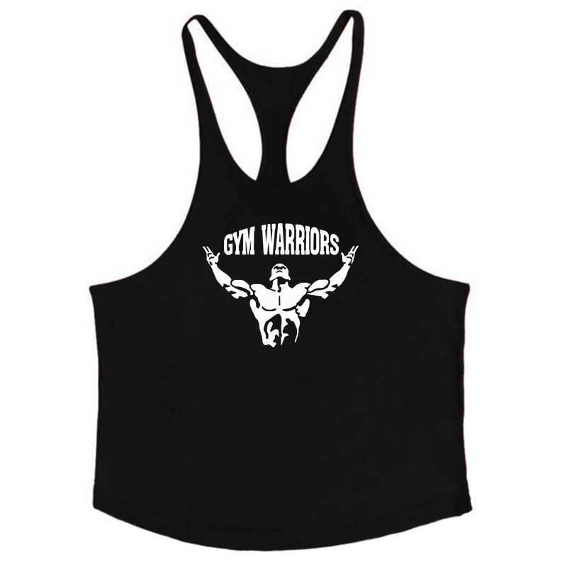 Muscle mens brand clothing gym vest mens fitness cotton dress mens Stringer bodybuilding sleeveless shirt X250324