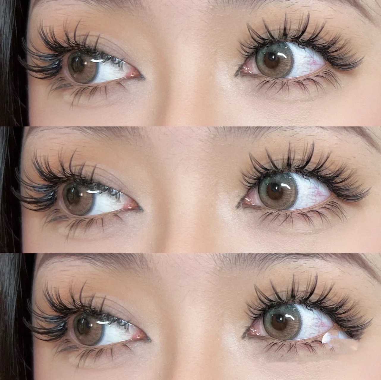 Light Mixed Blood Little Devil False Eyelash Full Thick Segmentable COS Grafted Eyelash Long Style Five Pair W250324