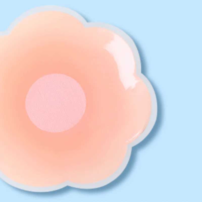 2PCS silicone Nipple cover reusable breast bra sticker invisible Petal lifting adhesive pad breast sticker for womenXJ250324