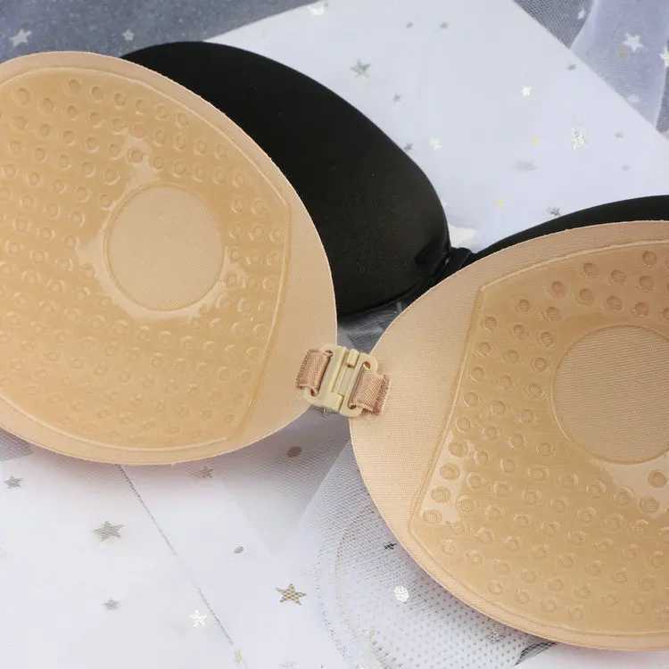 Thin and lightweight Nipple cover push breathable silicone invisible bra swimsuit wedding bra sticker sexy backless adhesive braXJ250324