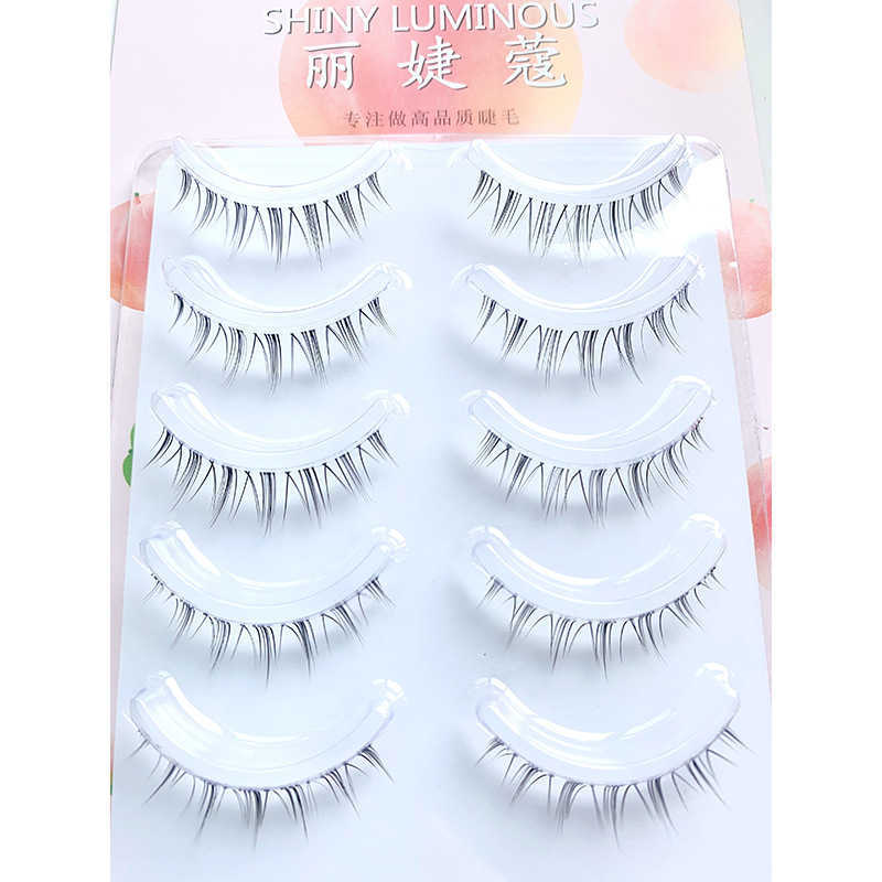 Li Jie Kous mother gave birth to a little devil eyelash novice full comic fairy hair natural short little devil fake eyelashes W250324