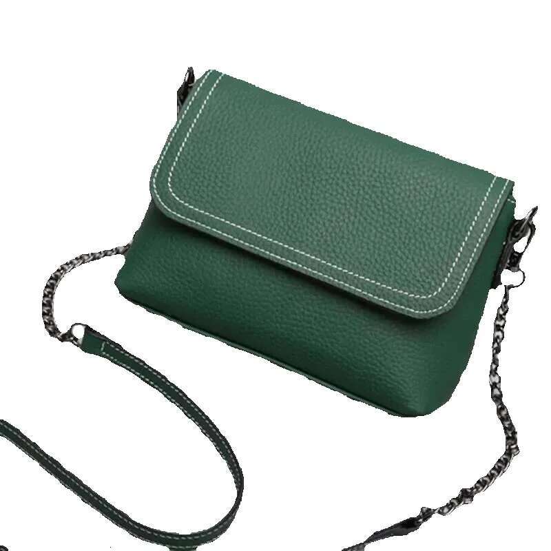 Women Shoulder Bag Pu Material Black Green Gray Colors Chain Strap Purse For Girl 30Pcs/Lot Wholesale