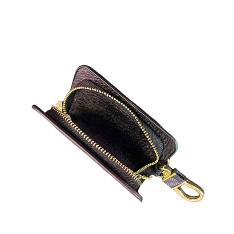 Designer men Universal Car Key bags Case unisex Male Genuine Leather Key's Holder Women Zipper Smart Keychain Cases Cars Keys Pouch Bag Wallets
