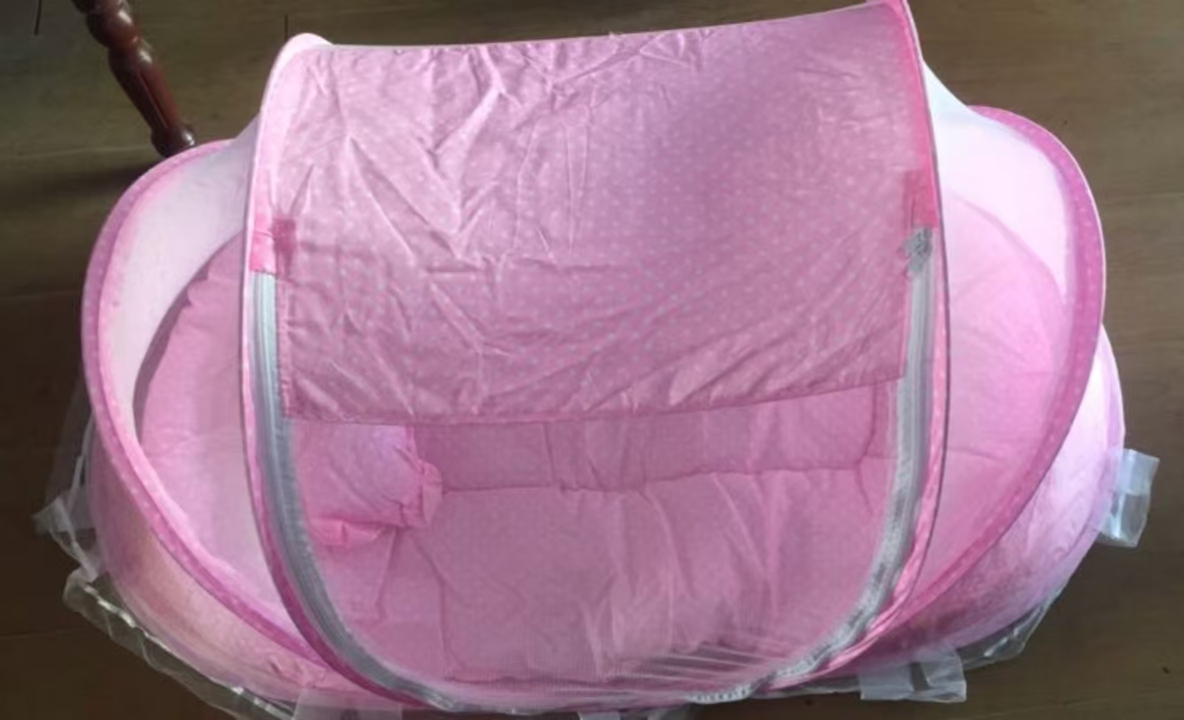 Jiaobao Point Cloth Three Piece Baby Mosquito Net Set