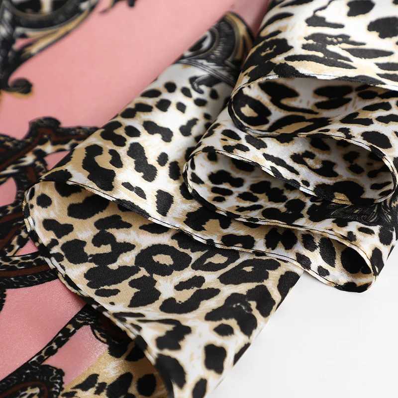 Square Silk Scarves Wen 90 * 90cm satin headscarf Muslim Fem chiffon shawl and hair wrapped scarf Pareo Band X250324