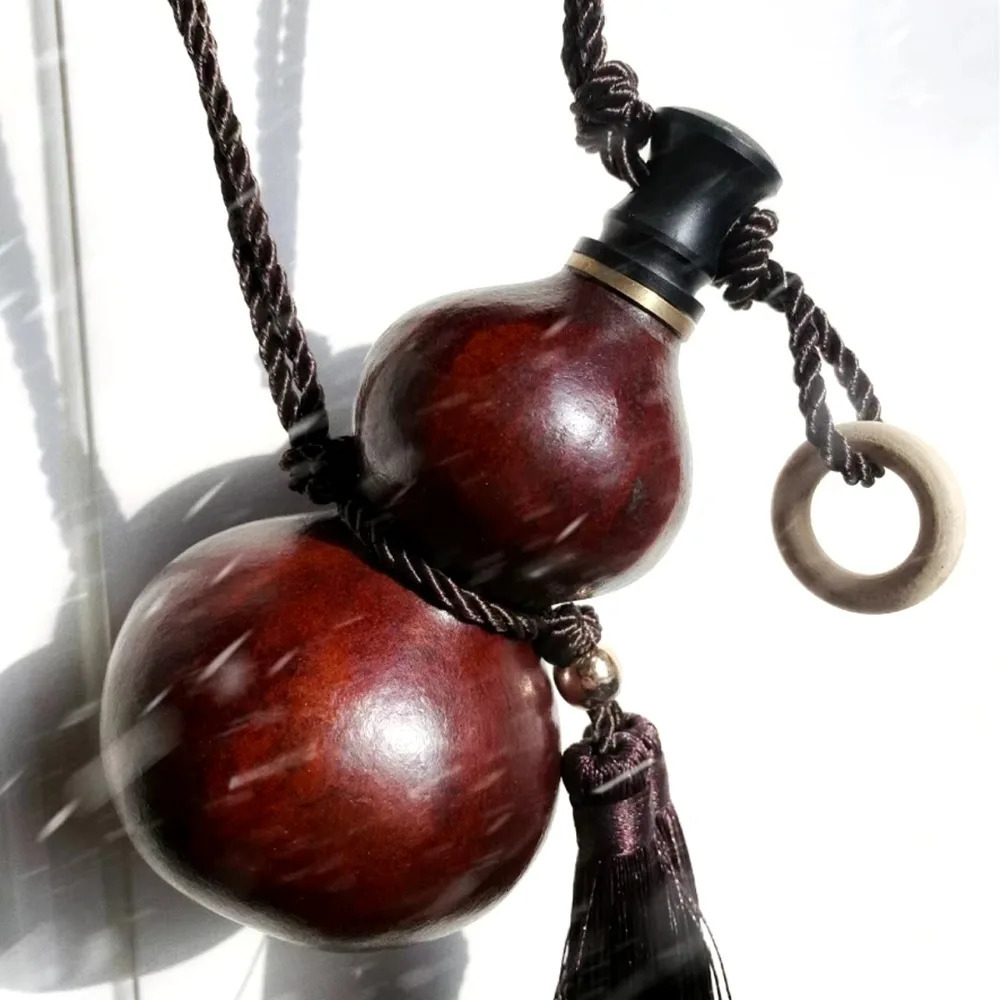 Chinese retro inspiration Gourd water bottle 500ML1000ML durable wine large capacity decoration kettle mens gift 250321z