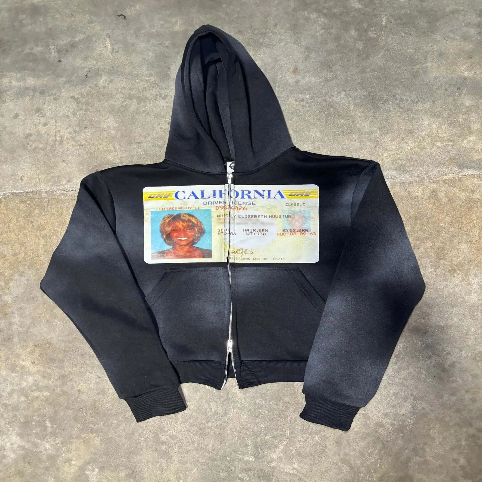 Gothic Harajuku women sportswear trend printed hoodie y2k top street clothing men and women zippered hooded Vintage 250324