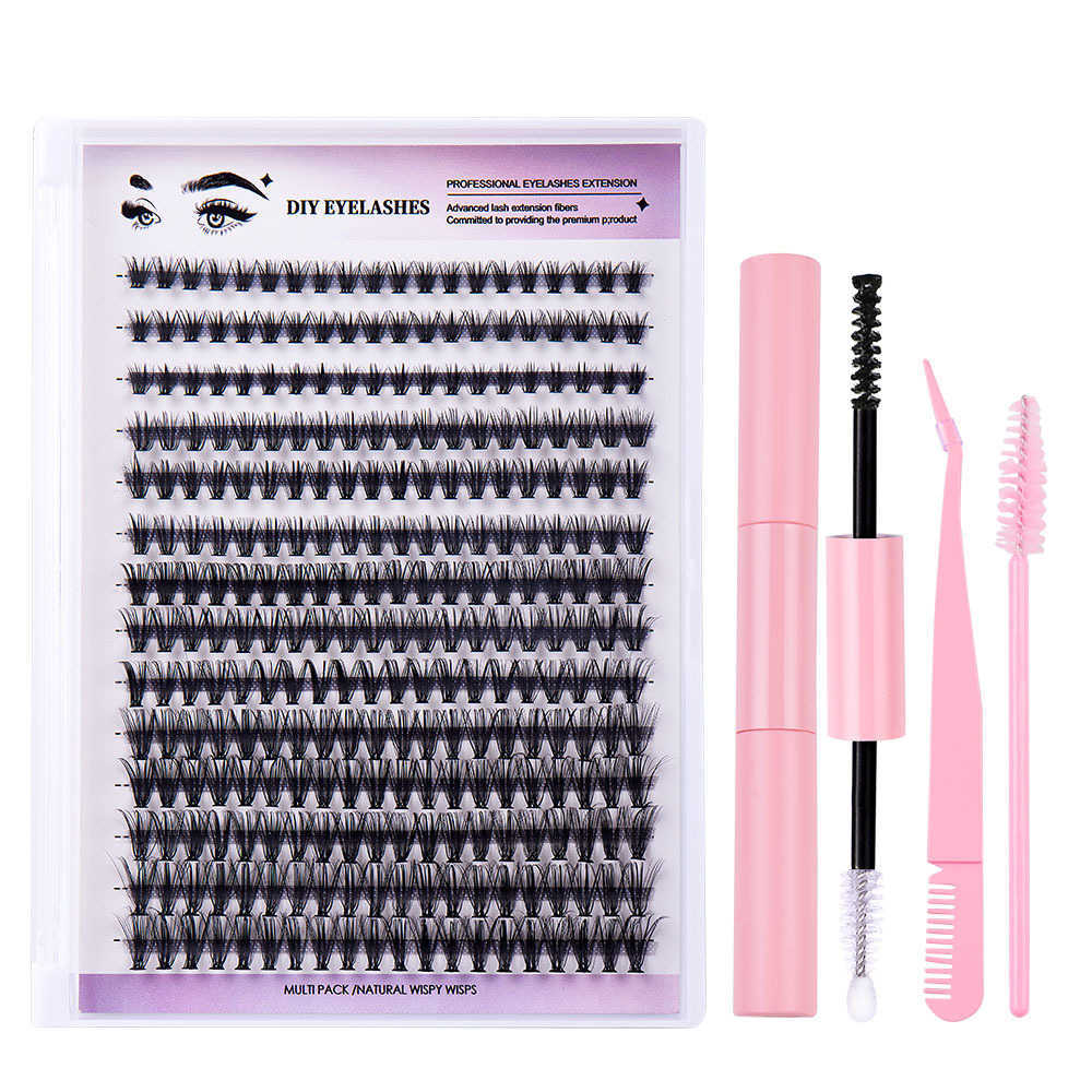 Fake eyelash simulation thick DIY eyelash segmented single cluster grafting fake eyelashes W250324