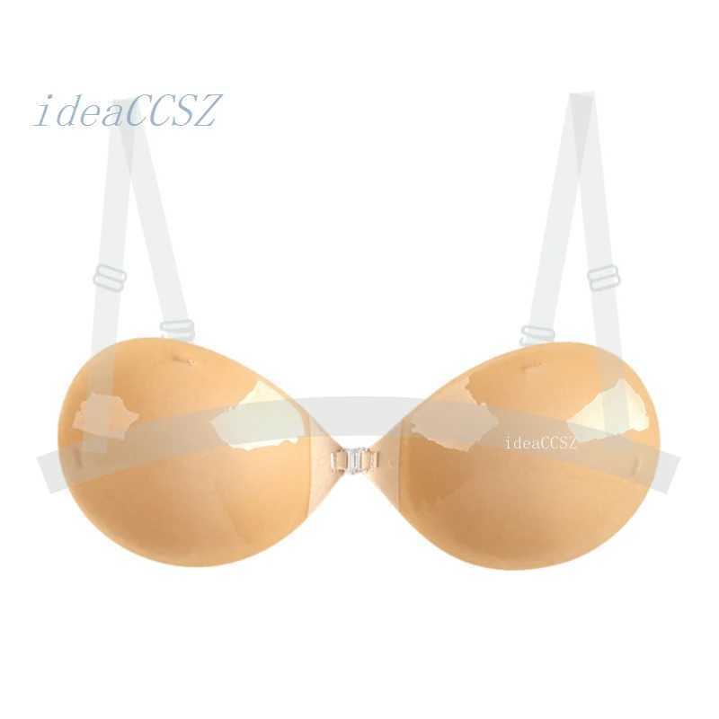 Seamless wireless adhesive rod bra wedding strapless push up bra womens sexy backless bra invisible silicone braXJ250324