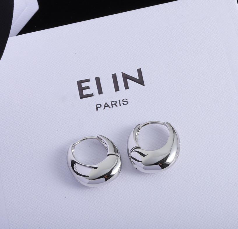 INS Classic Smooth Circle Arc Hoop Earring Designer Hie Dangle Earrings Eardrop aretes orecchini for Women Lady Wedding Party High Quality Jewelry Gif