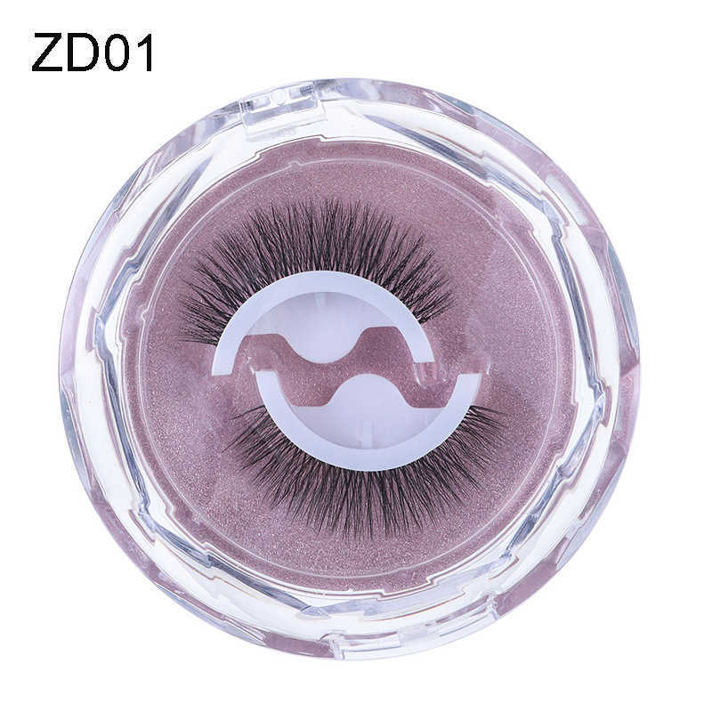 Self adhesive false eyelashes reusable false eyelashes double eyelids big eyes W250324