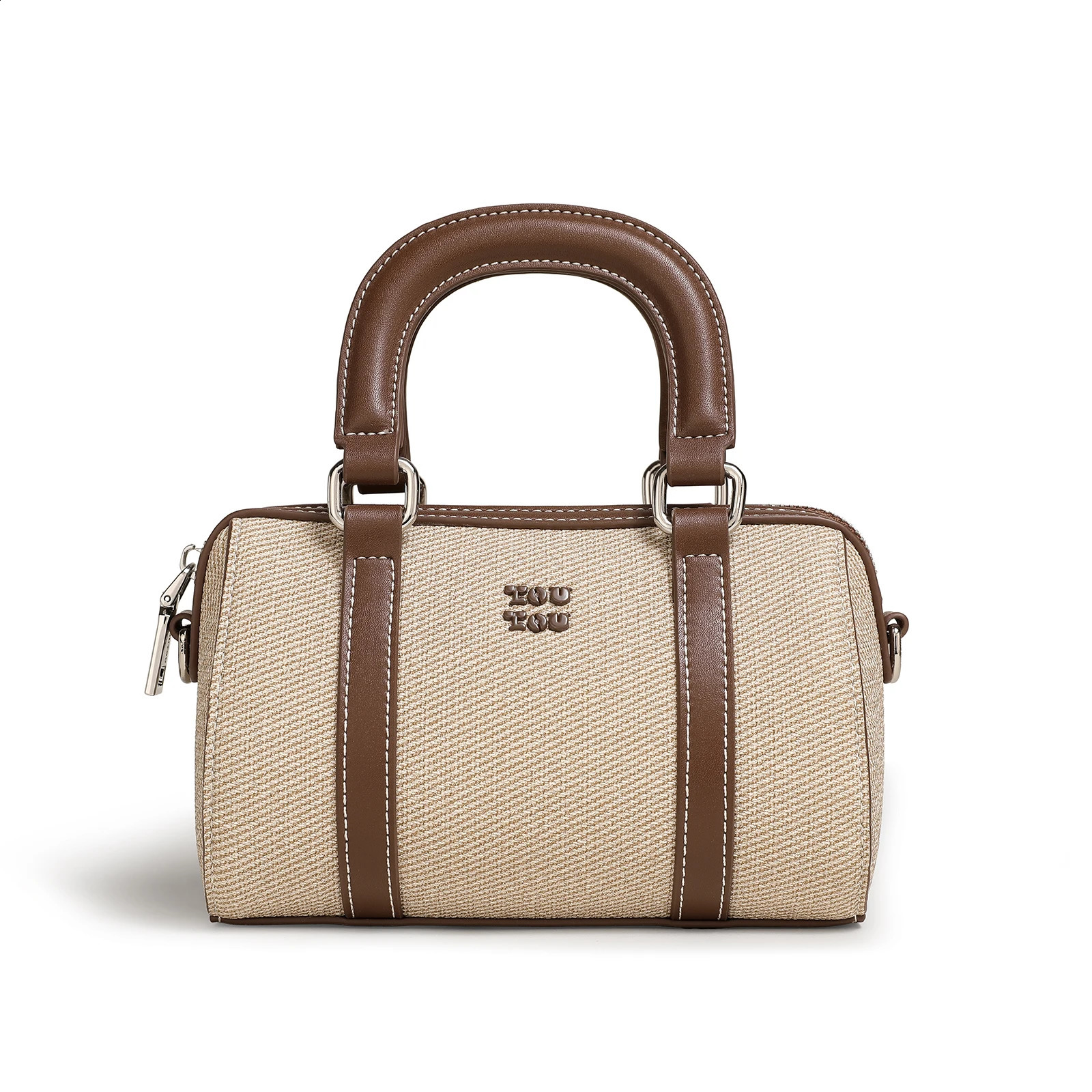 Toutou Bowling Bag Original Copy Boston Shoulder Cross Handbag Pendant Canvas Pillow Christmas Gift 250317