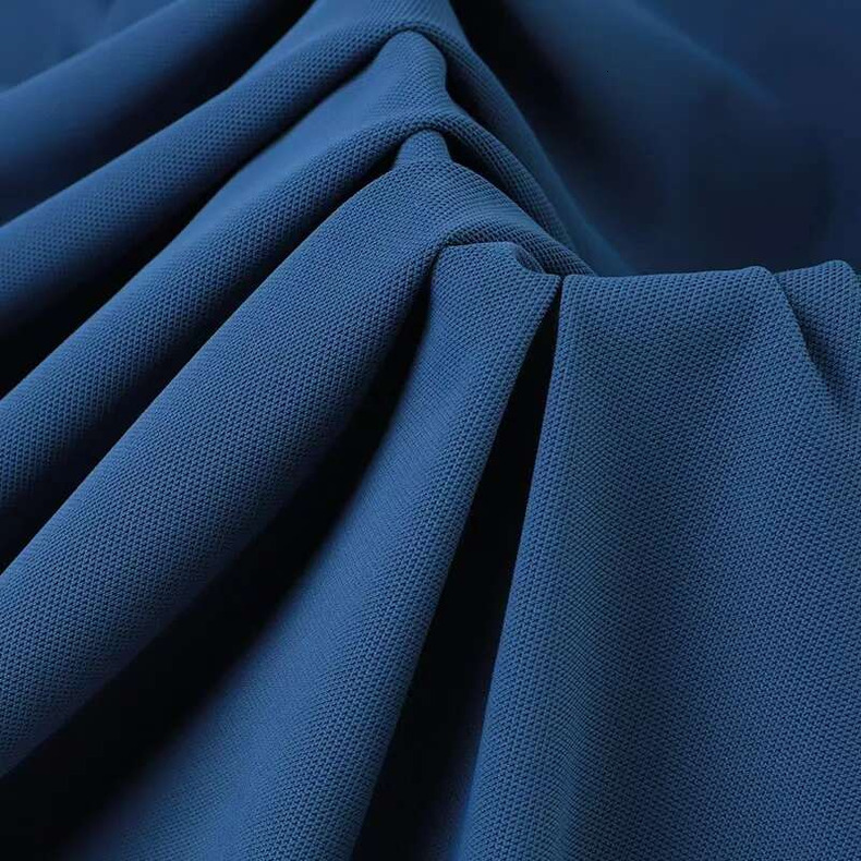 Stylish Men's Polo Shirt with Embedded Beading - Lightweight Knit Fabric Design quantity