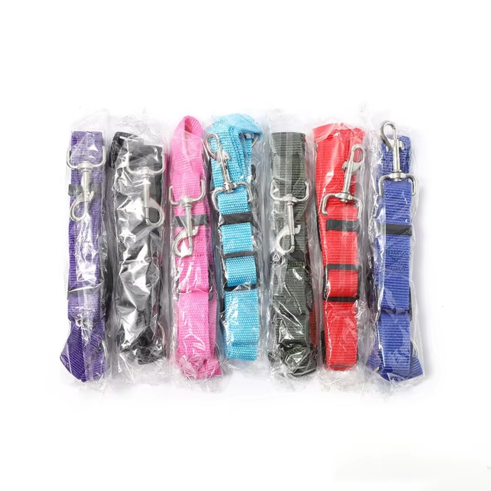 2-in-1 Dog Car Seat Belt Adjustable Reflective Pet Safety Seat Belt Dog Accessories for Large Medium Small Dogs