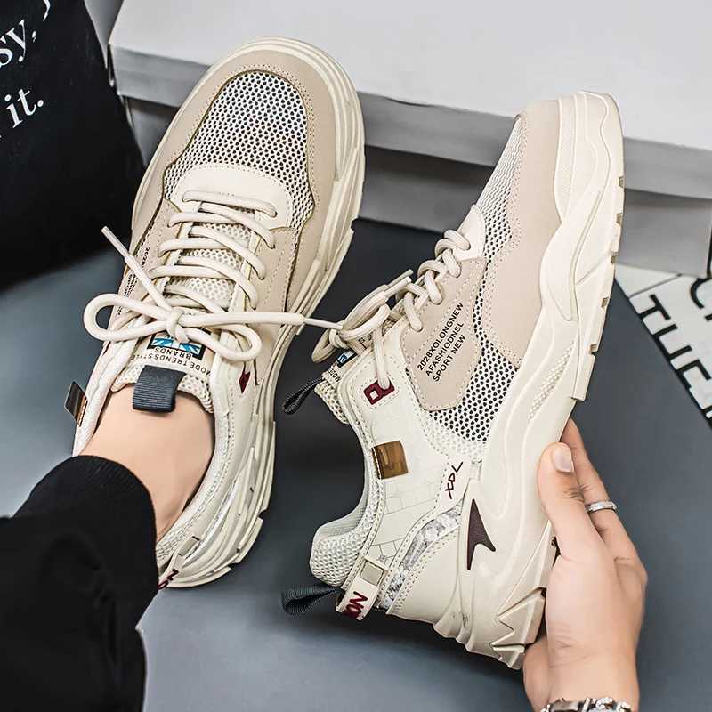 Mens shoes summer breathable soft sole comfortable casual sports running shoes fi clown low top work shoes walking shoesXJ250324