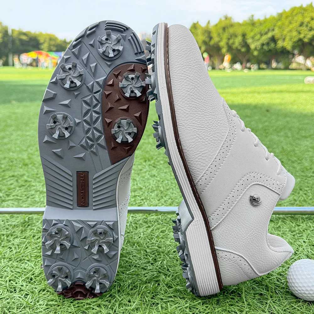 Professional pointed golf shoes mens golf sports shoes luxury walking shoes Y250322