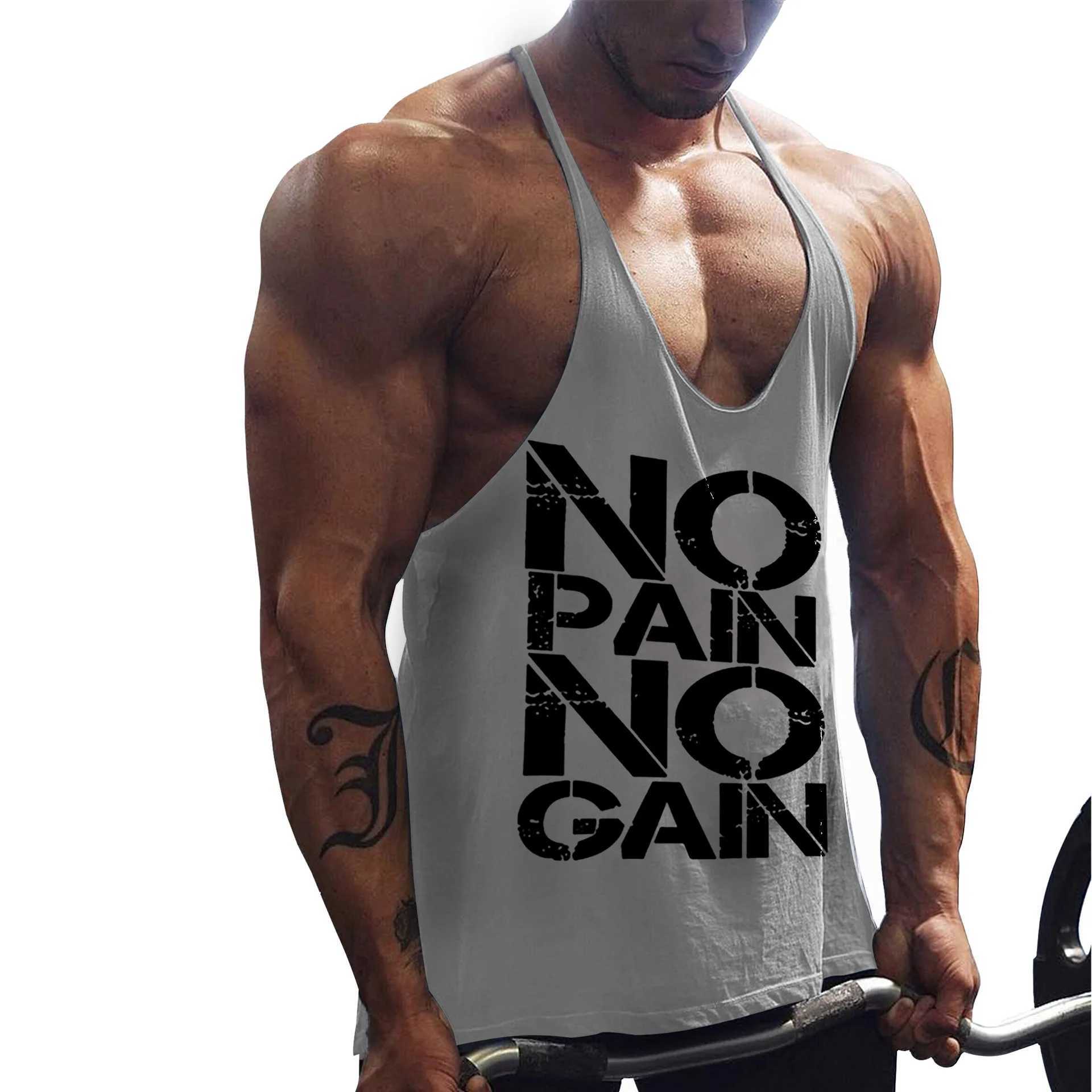Fitness vest mens fitness clothing mens fitness vest summer fitness vest mens sleeveless vest plus size X2503241