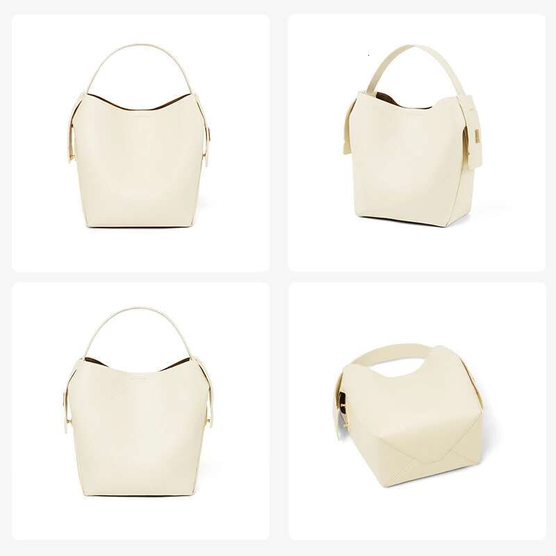 Original Brand Genuine Leather Ladies Handbag Shoulder Crossbody Portable Bucket Bag Female Bags Women's Bag