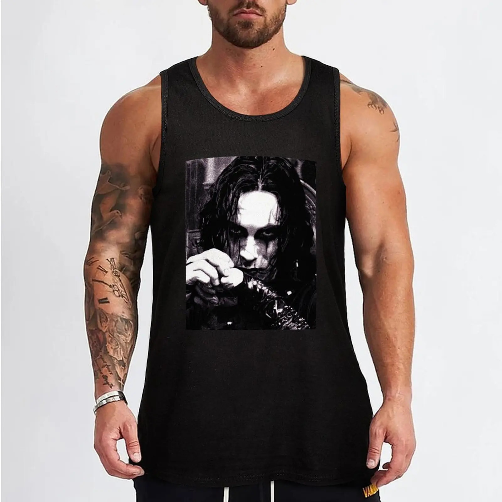 Eric Draven Crow Tank Top Men gym sportswear Mens summer t-shirt 250324