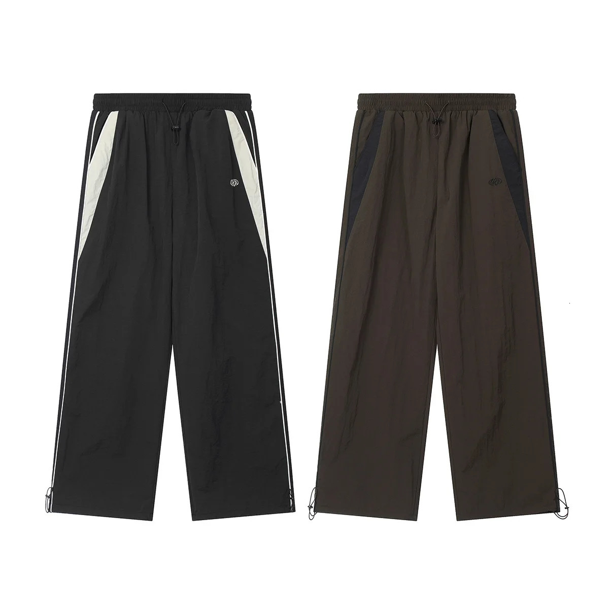 Womens casual jogging pants fashionable streetwear oversized wide leg sports hiphop Y2k high waisted pocket 250324Z
