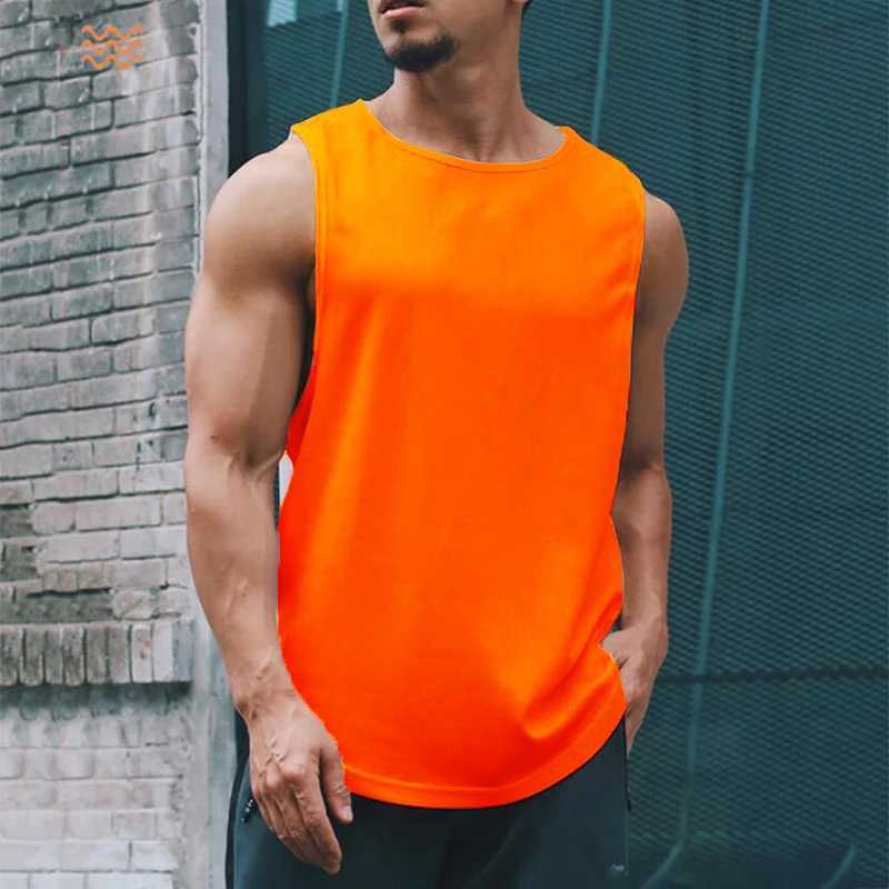 Mens clothing bodybuilding sportswear mens basketball shirt mens sleeveless T-shirt vest summer clothing top T-shirt X250324