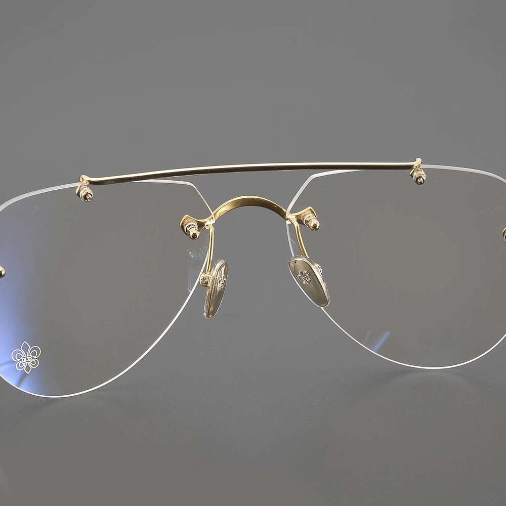 2024 Women Pilot Sunglasses Fashion Design Business Travel Gradient Rimless Frame Eyewear Driving UV400 Unisex Glasses