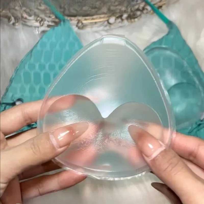 2 silicone bra inserts breast pads adhesive push ups womens bra cups thick Nipple covers patch bikini inserts swimsuit giftsXJ250324