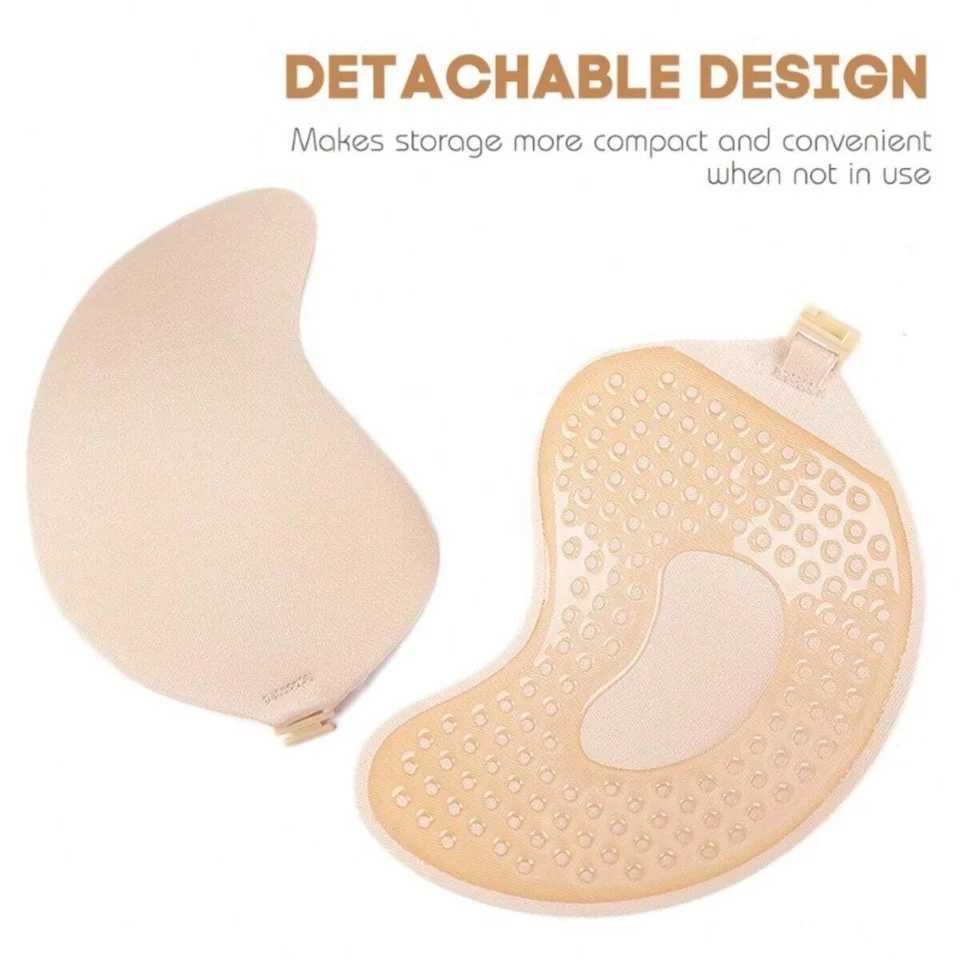 FINETOO 1 invisible womens underwear Nubra breast patch Tow color hypoallergenic mango cup bra silicone non shedding thinXJ250324