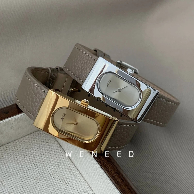 personal fashionable and luxurious womens watch real leather belt simple and fashionable casual womens watch 250319