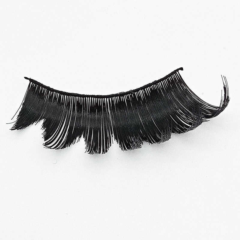 Colorful pair of fake eyelashes exaggerated stage makeup thick and slender full eyelashes W250324