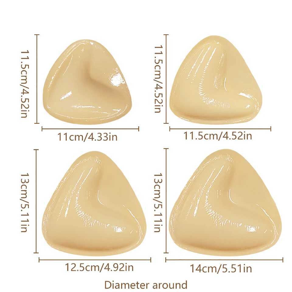 Ultra Boost Bra Plugin Double sided Adhesive Bra Pad Adhesive Cup Enhancer Chest Height Boosting Pad Plugin for Swimwear BikiniXJ250324