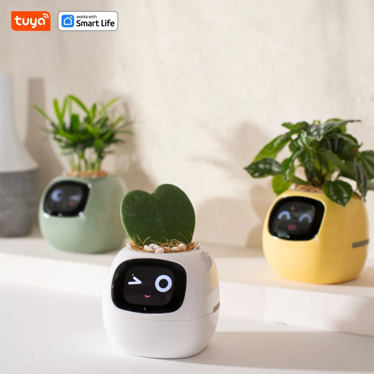 Tuya Ivy Smart PlanterEndless Fun Over 49 Rich Expressions7 smart sensorsAI Chips Make Raising Plants Easy and Fun 250411